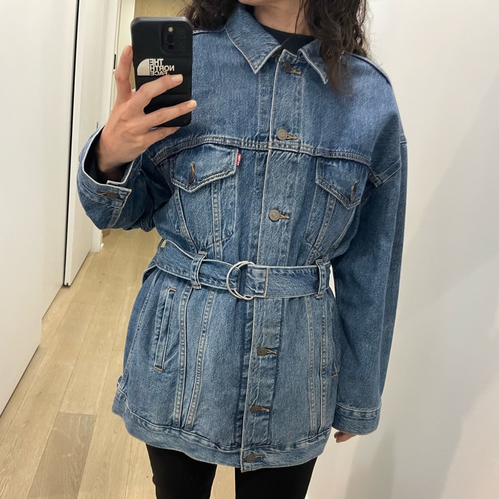 Levi’s Belted Oversized Jean Jacket